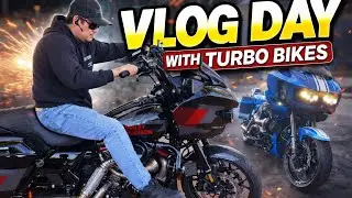 Полностью американский мотоцикл с 250-сильным турбонаддувом от Harley и мощным видеоблогом.