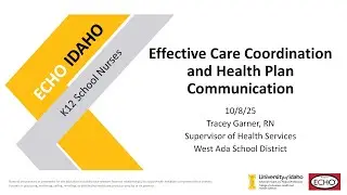 Effective Care Coordination and Health Plan Communication - 10/08/2025