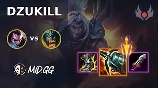 MID.GG: [ Dzukill ] Yasuo TOP vs Olaf | EUW GRANDMASTER | LOL Season 2025