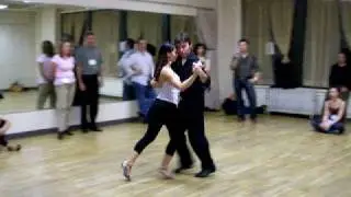Gabriel & Analia workshop Milonga con traspi&eacute;