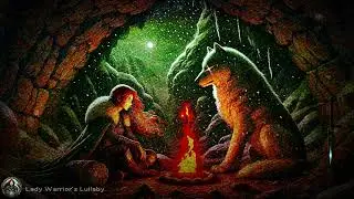 Rest With The Wolf. Traveler... All Is Safe | Campfire Medieval Ambience #ladywarriorlullaby