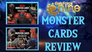 Gale Force 9 D&D 5E Monster Cards Review | Blue Dragon RPG