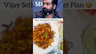 Vijay Sethupathi Diet Plan 🤣 | No Diet ❌ Only Biryani ✔️