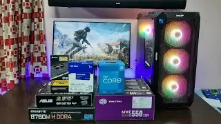 pc build with intel i5 12400F (for premier pro & photoshop)