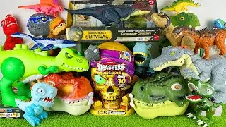 Jurassic World Unboxing Review Asmr Dinosaur T-rex Carnotaurus Survival Brachiosaurus Spino Raptor