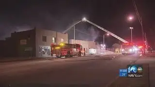 Commercial fire in Portsmouth