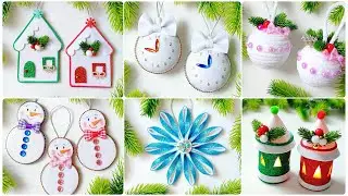 6 DIY 🎀 Christmas Decorations 🎄 Christmas Craft Ideas