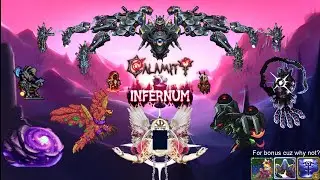Terraria Calamity Infernum Mode All Bosses + Addons (Catalyst & Wotg) | Melee