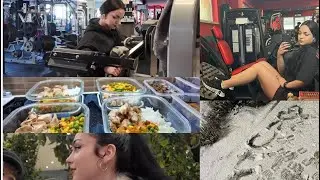 Weekend vlog- full makeup routine, gym, meal prep🍗🥗✨💄🏋️&zwj;♀️