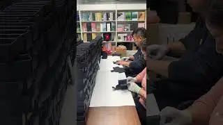 How We Fold Custom Paper Boxes in Seconds - Speed & Precision! #packaging #satisfyingvideo