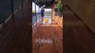 Super fast Deck Clean #cleaning  #deck #decks #deckcleaning #hyperlapse #firstshortvideo