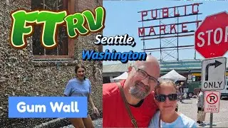 Fun Day In Seattle, Washington - Public Market - Gum Wall - First Starbucks - Space Needle