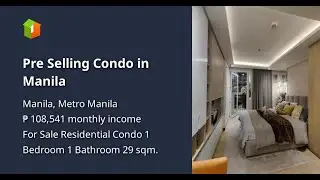 Pre Selling Condo in Manila