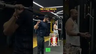 You should know this Breathing Technique for Squats ✅#gym  #fitnessbeyondabs #bodybuidling #workout