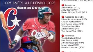 Equipo Cuba para la serie de las Americas