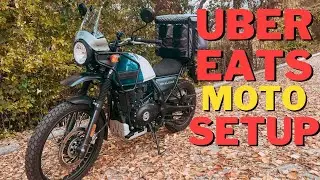 HOW TO SET UP FOR UBEREATS ON A MOTORCYCLE