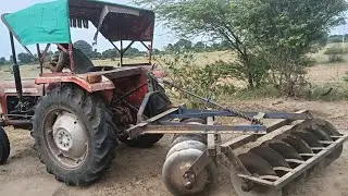 Usa tractor power harrow #usatractor #oldtractors #americanfarming 