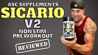 ASC Supplements Sicario V2 Non Stim Pre Workout Review 🎯 BEST PUMPS!