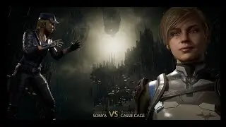 MK11: Sonya vs Cassie Cage | Epic Mother-Daughter Clash in the Acid Pit (DEADPOOL)