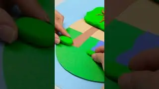 Amazing 3D Landscape Art For Kids! 🌳 #shorts #crayola #artideas