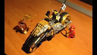 Обзор LEGO Ninjago Раллийный байк Коула 70672