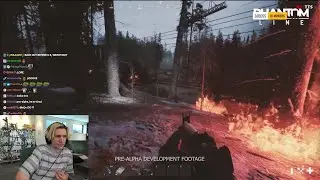 xQc reacts to Phantom Line - Official Overview