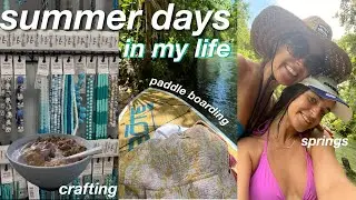 SUMMER DAYS IN MY LIFE | crafts, paddle boarding, + more!
