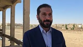 جولة محافظ دير الزور والوفد المرافق على المواقع التي سيبنى عليها المدينة الجديدة