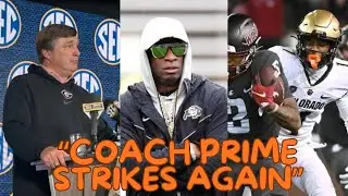 Deion Sanders Poaches Player From Georgia, Kirby Smart in Transfer Portal