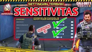 Sensitivitas Cod Mobile Terbaru Terbaik Season 3 Battle Royale | Call Of Duty Mobile - Tips & Trick