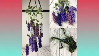 Se ti piacciono i glicini ed i fiori colorati non puoi perderti questo tutorial