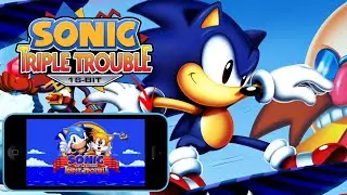 SONIC TRIPLE TROUBLE 16 BITS | O MELHOR SONIC MOBILE | DETONADO COMPLETO!