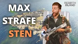 Using The Max Strafe Sten SMG On Rebirth Island! [Best Sten Class] - (Call Of Duty - Warzone)