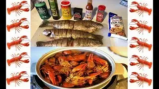 Delicious Trout and Crawfish Catch & Cook...Cajun Style! | Super Secret Location