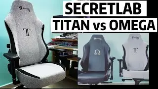 SECRETLAB TITAN Vs OMEGA Unboxing | Comparison｜TITAN Series