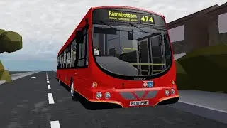 Roblox Bathwick town Driving Go Ahead London VWL1 LF51CYC on bus route 474