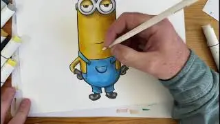Coloring Kevin the Minion