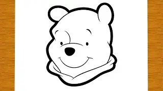 HOW TO DRAW AND COLOR WINNIE THE POOH | Easy drawings