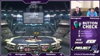 Boringman (Metaknight) vs Notorious (Cpt. Falcon)