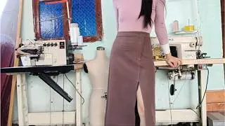 How to Sew a Front Slit Dress | Sewing Tutorial