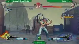 Massholes Clash 3: SF4AE2012 Replay'D Brawlkarter Vs. Kona
