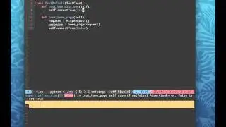 Run Django tests through Vim