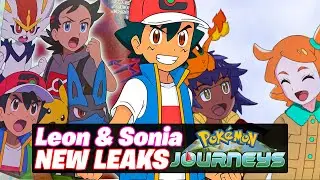 NEW YOUNG LEON & SONIA'S PAST! LUCARIO, CINDERACE & ETERNATUS SCANS! Episode 43 | Pokemon Journeys