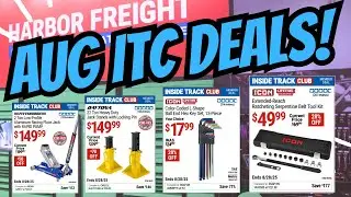 Harbor Freight AUGUST ITC DEALS!! #automobile #tools #sale #diy #harborfreight