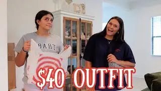 40 Dollar Outfit Shopping Challenge! Can We Do It?