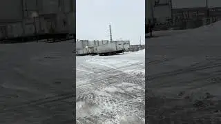 Commercial Snow Removal at an Industrial Shipping Yard
