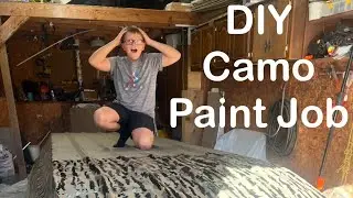 Building my Son&rsquo;s Dream Jon Boat - Part 5 - DIY Bottomland Paint Job