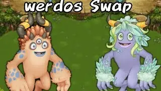 Werdos Swap #1:Stoowarb And Maggpi on plant island - My singing monsters