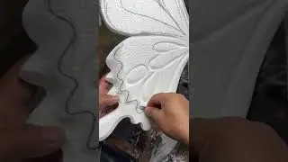 Mariposa en icopor 🦋