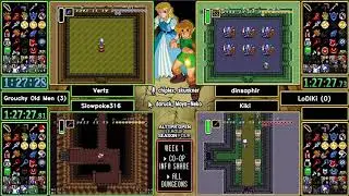 Grouchy Old Men vs LoDiKi. Week 1 ALTTPR League Inv S4 Part 2